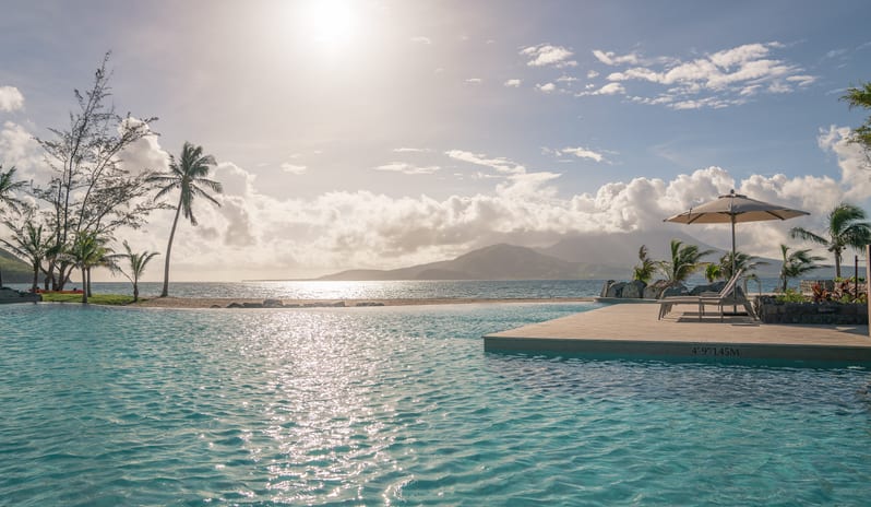 Park Hyatt St Kitts Lagoon Pool Sunrise